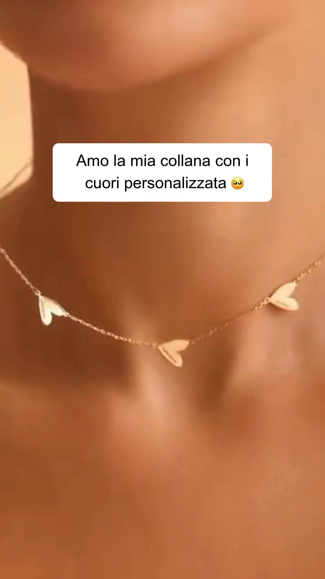 Collana personalizzata con ciondolo a forma di cuore e incisione