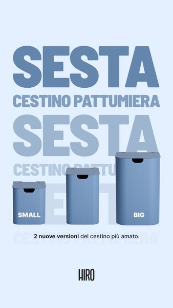 Anche un cestino può arredare