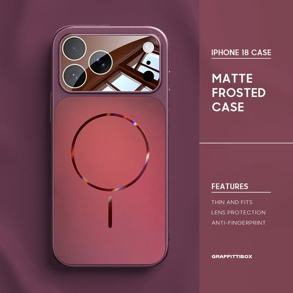 iPhone MagSafe Glass Matte Case