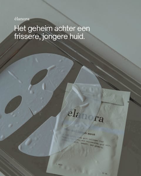 Zie het verschil na slechts 1 collageen masker.