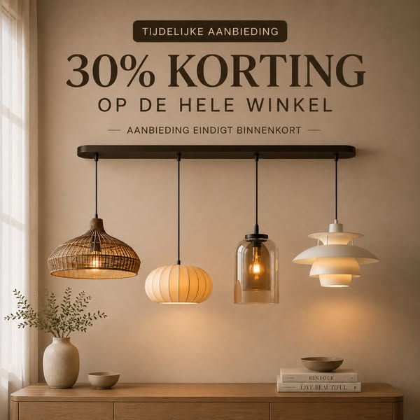 Tijdelijke Aanbieding: 30% Korting op de Hele Winkel!