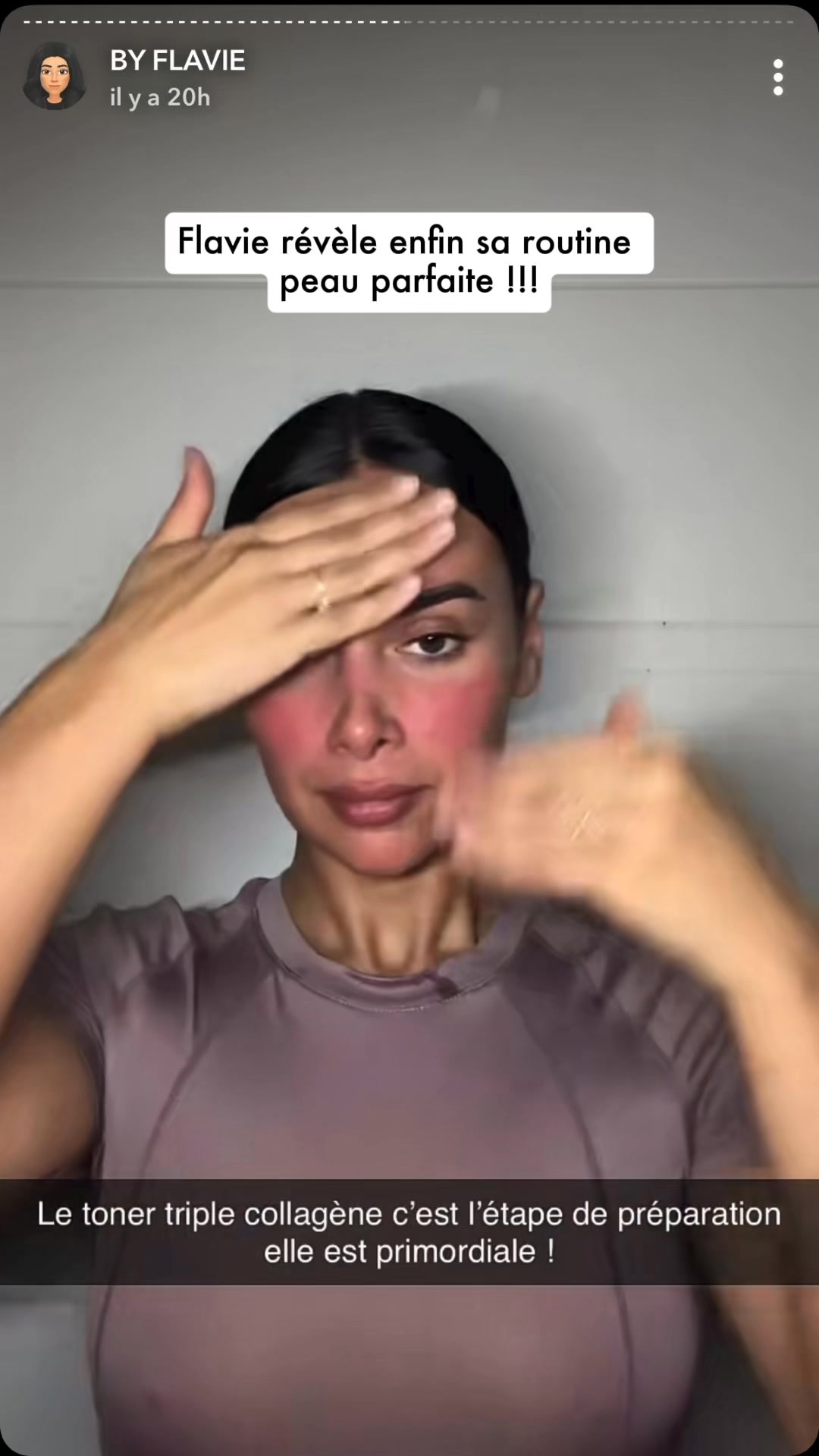 Peau “Glass Skin” coréenne