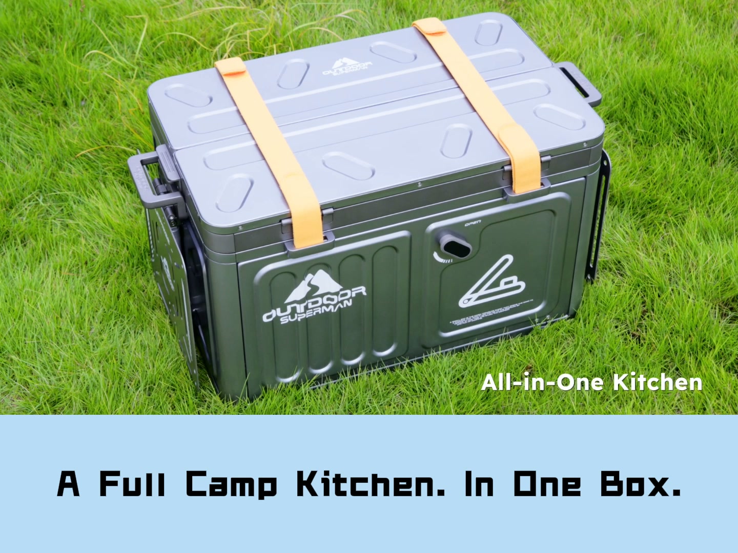 THE 1ST MODULAR CAMP KITCHEN: BOX TO FULL STATION IN SECONDS