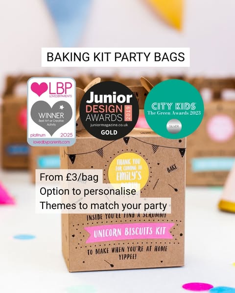 Award-winning Party Bags (From £3)