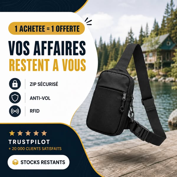 La sacoche qui protège vraiment vos essentiels