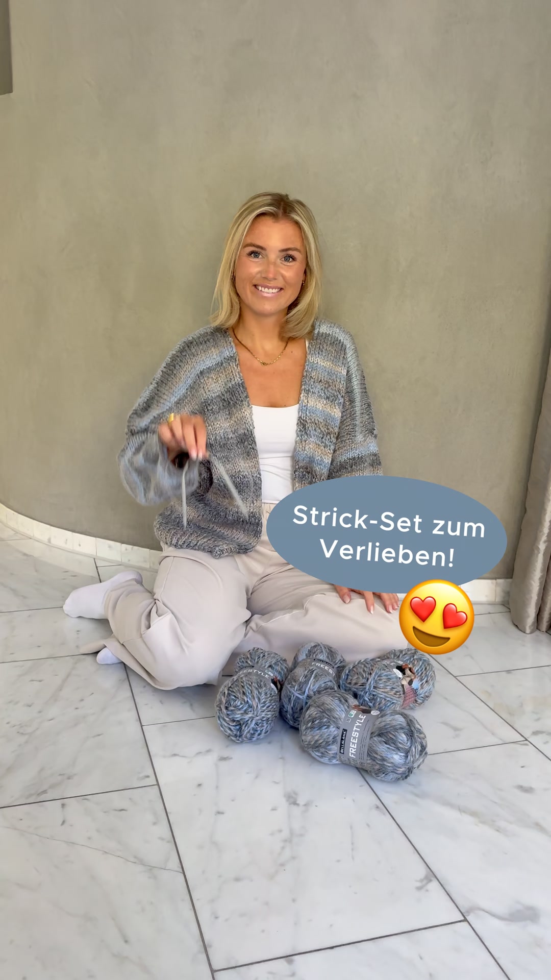 Jetzt zum Strick-Set für Anfänger