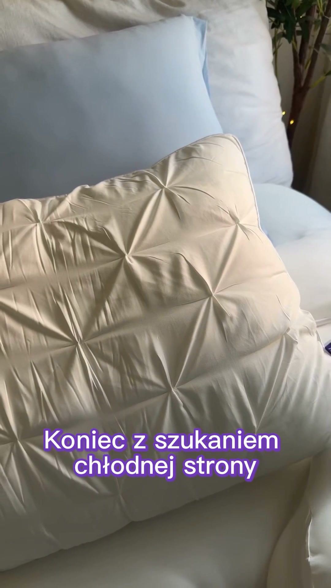 Przez starą poduszkę nie poznawałam się w lustrze...