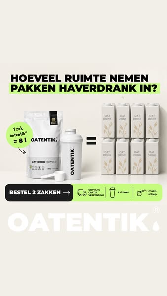 GRATIS shaker + maatschep