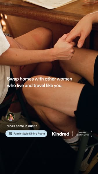 Home swapping built by women, for women
