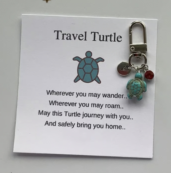 Handmade Turtle Keychain