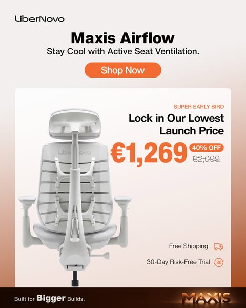 LiberNovo Maxis New LaunchLock the Lowest Launch Price