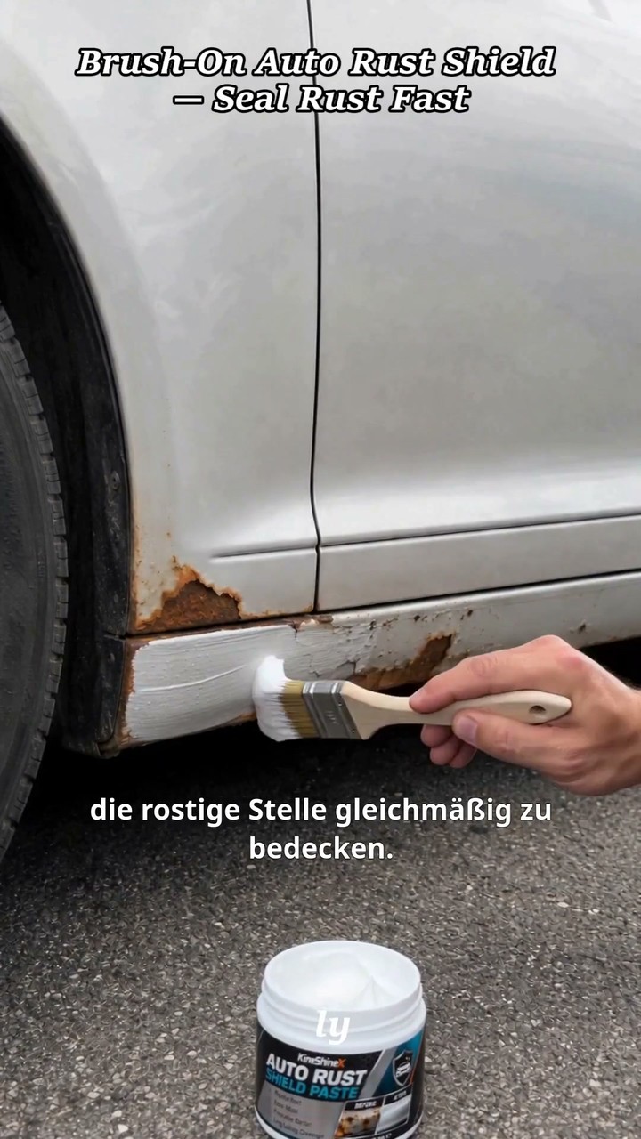 Reparaturpaste gegen Rost an Autokarosserien