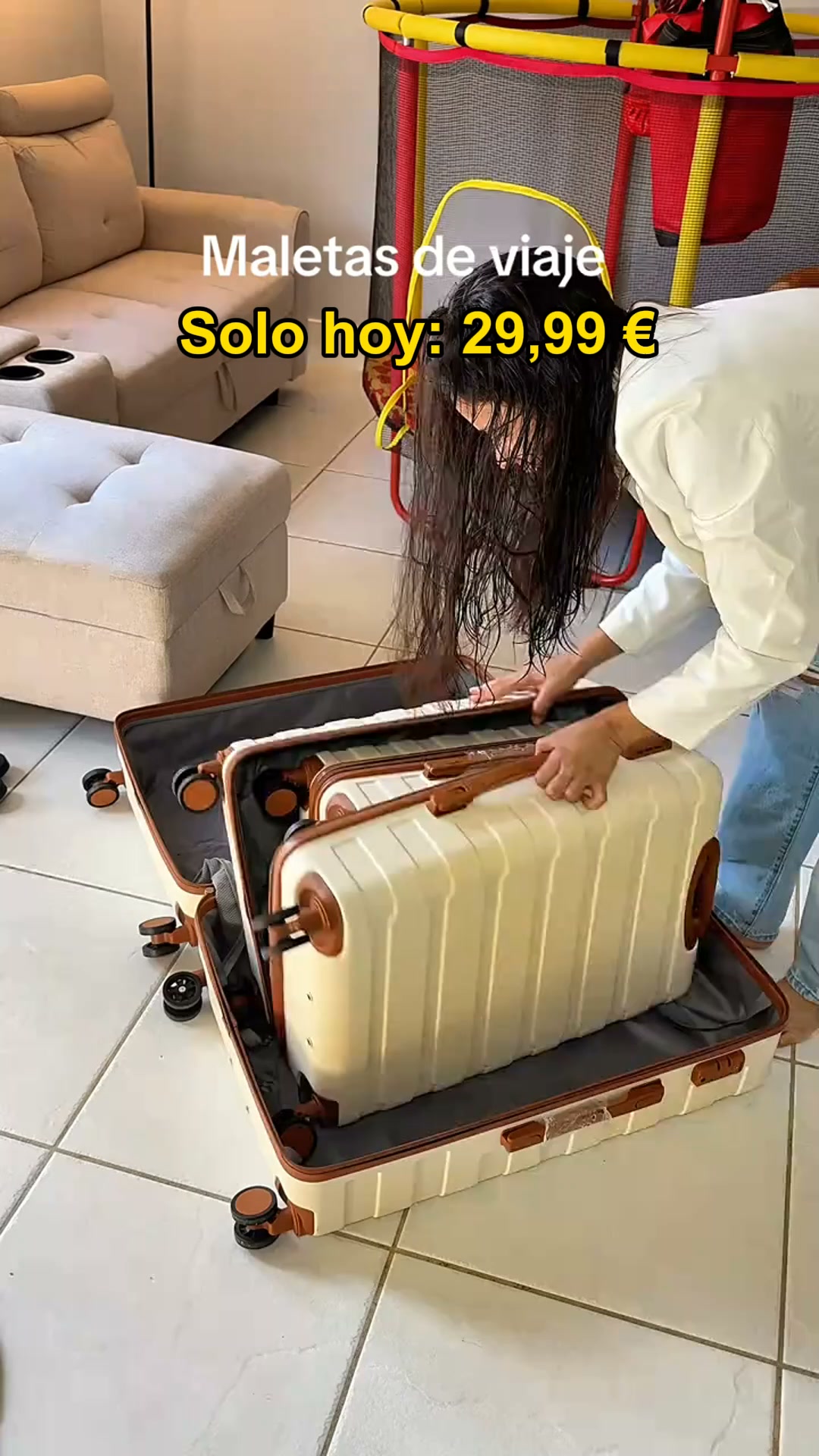 Set de 4 Maletas de Viaje | TSA y Ruedas 360°