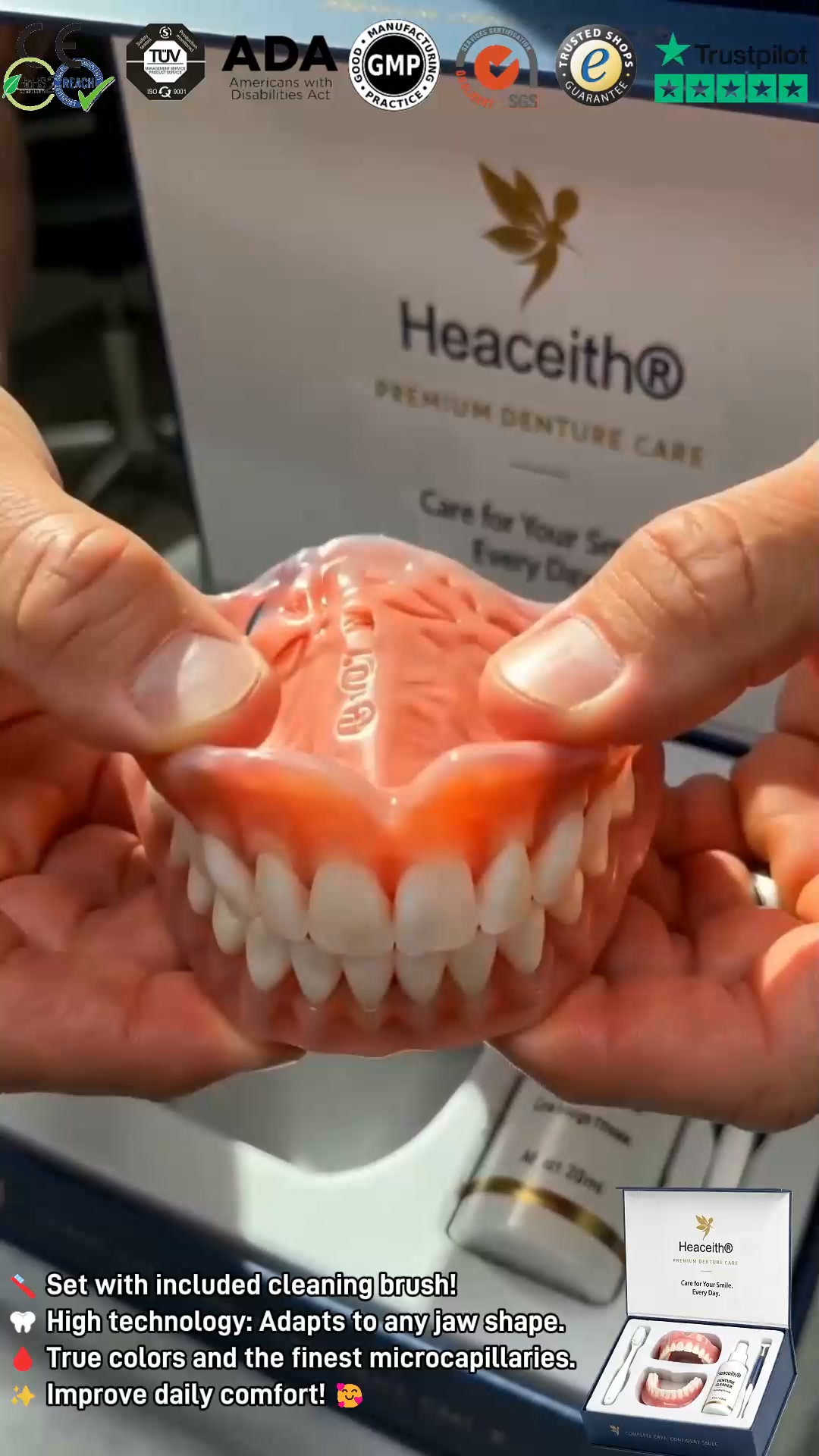 Skip the £2,000 dentist bill. Pro smile makeover at home.