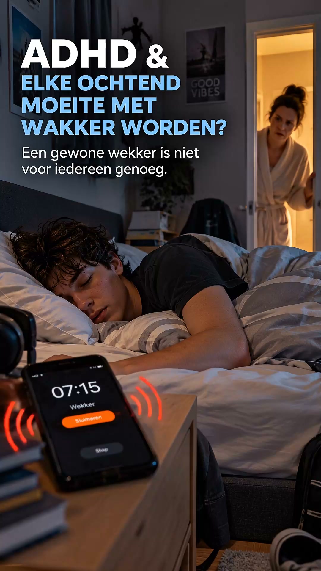 Heeft jouw tiener ADHD en is wakker worden elke ochtend een strijd