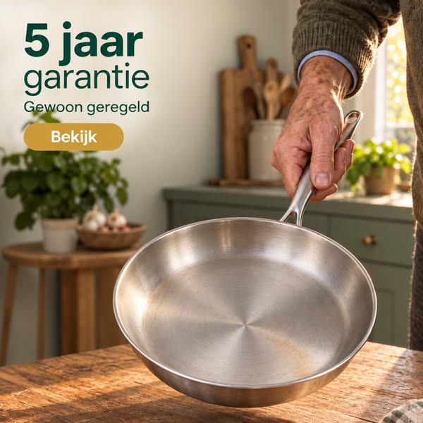5 jaar garantie · €89,95
