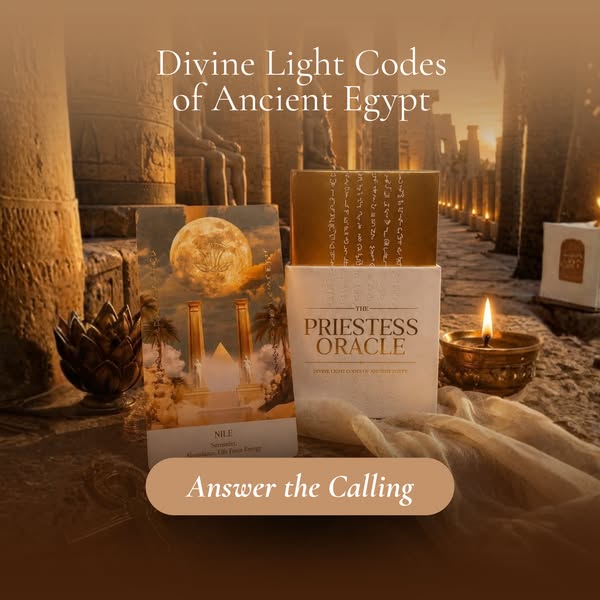 The temples of Egypt left you a message.
