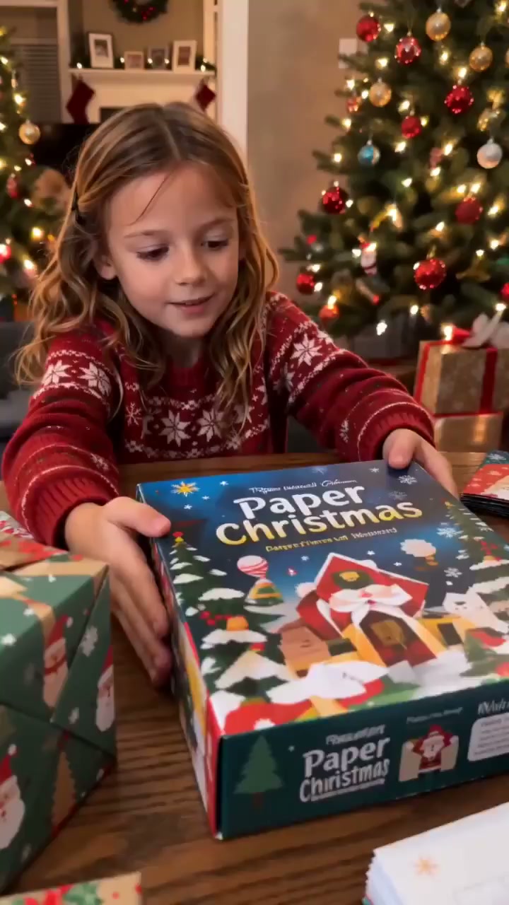 Beginner-Friendly 3D Christmas Paper Craft Kit | Easy Layered DIY Holiday Decoration