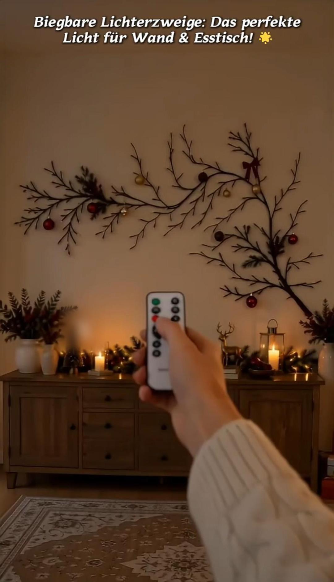 LED-Zweigleuchte – warmes Licht für gemütliche Weihnachtsabende