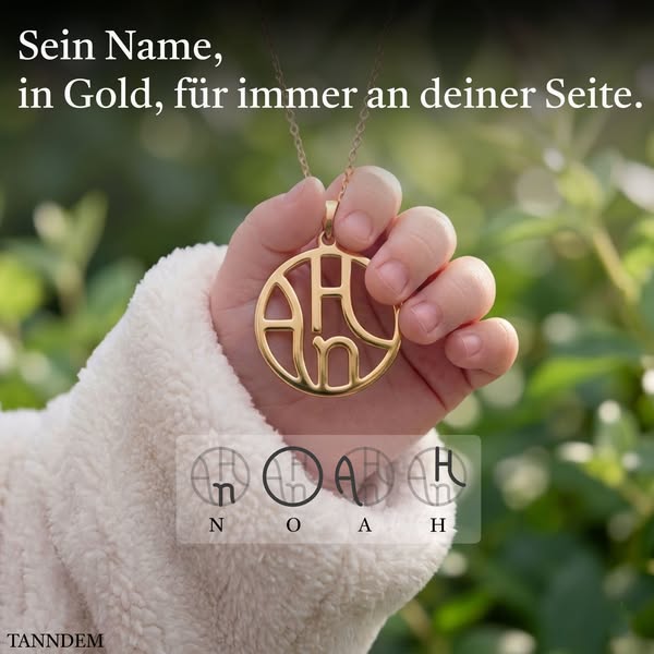 Sein Name, ganz nah an deinem Herzen