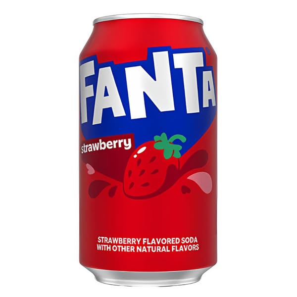 Fanta Strawberry, bevanda alla fragola da 355 ml