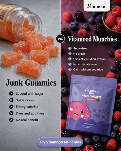Real Saffron Vs Junk Mood Gummies