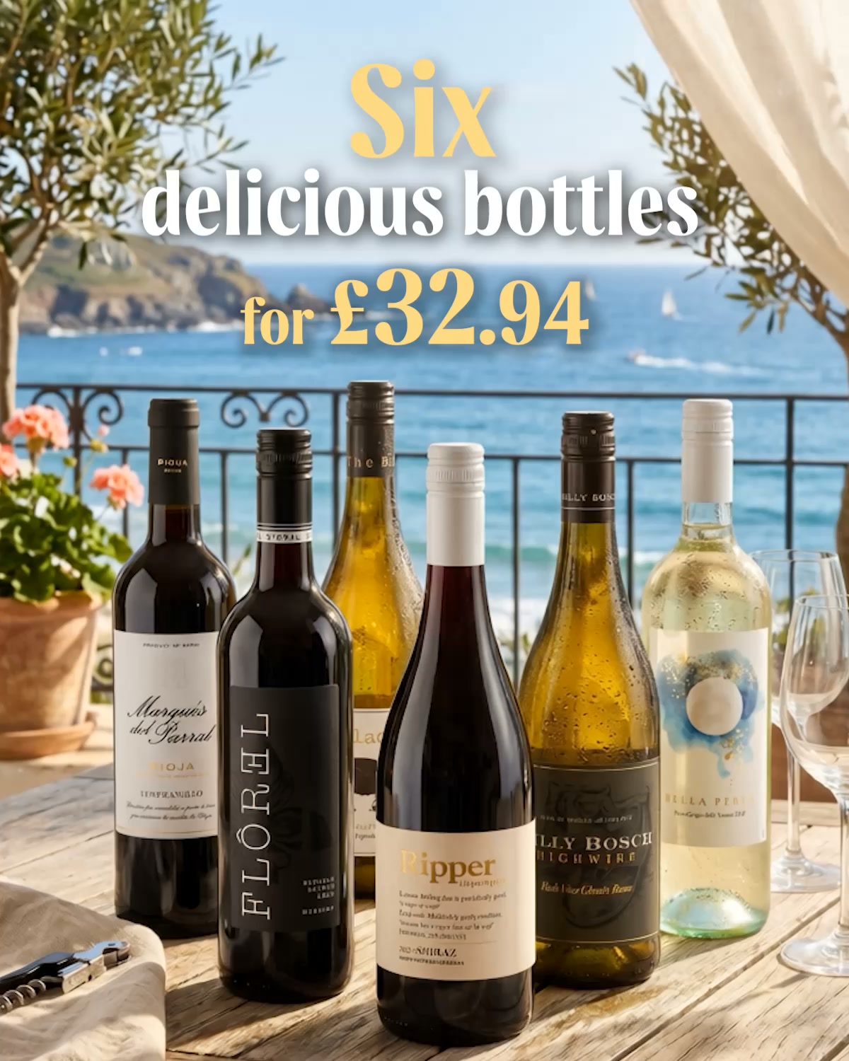 Six Bottles For £32.94