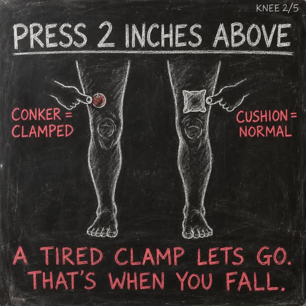 It's Not Bone-On-Bone. It's the Muscle Crushing the Joint
