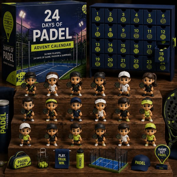 CHRISTMAS KICKOFF 49% OFF - 2026 Days of Padel Blind Box - 24-Day Fest