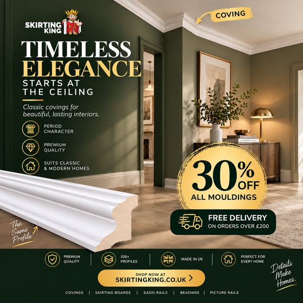 Shop Coving — 30% OFF + Free Delivery