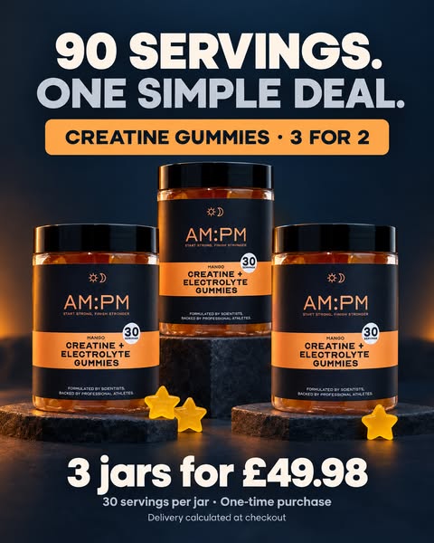 90 servings. Three jars. £49.98.