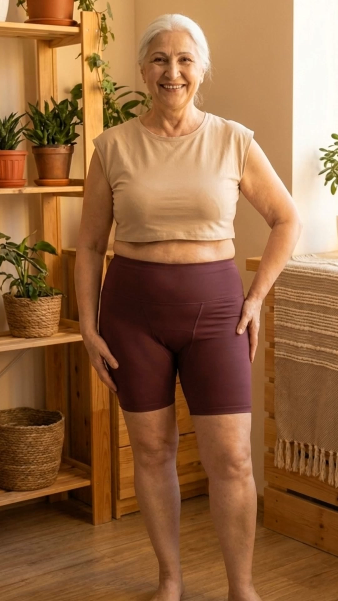 Leakproof High Rise Shorts for Plus Size Women!