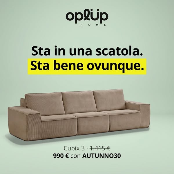 Il divano che sale le scale da solo