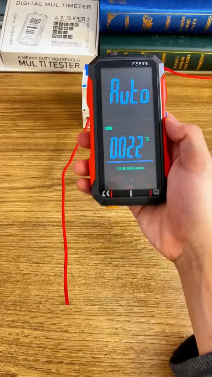 Nachrichten - Digitalvoltmeter mit echter Effektivwertmessung (6000 Counts)