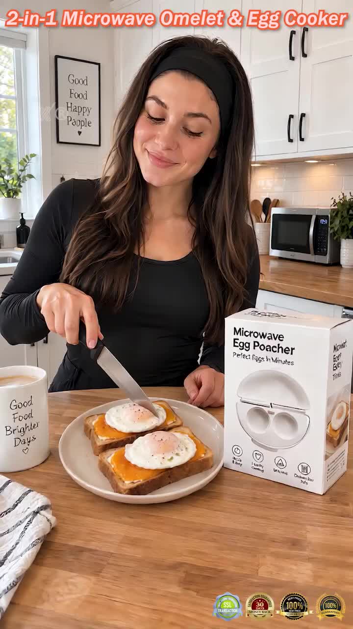 Microwave Omelet Maker for Easy Egg Breakfast