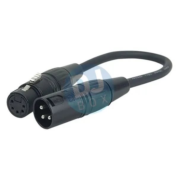 DAP Audio 3 Pin XLR Male TO 5 Pin XLR Female only €10 from DJBox.ie - Click and collect or Nationwide delivery. We open 7 days in Tallaght