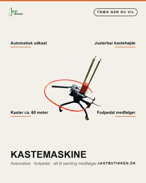 Automatisk kastemaskine – 2.999 kr