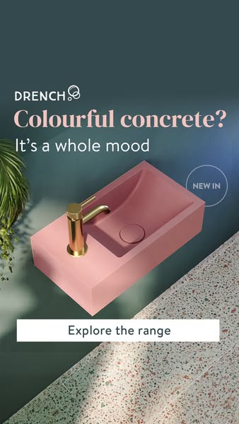 Colourful Concrete Basins