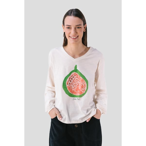 Camiseta Fruta Flor