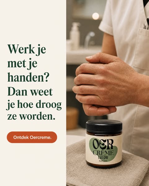 Werk je met je handen?