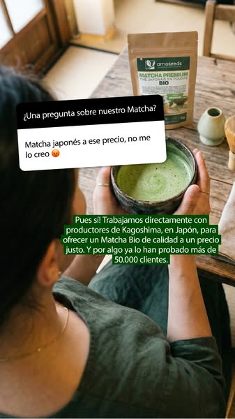Té matcha japonés Bio