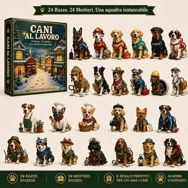 Cani al Lavoro – 24 Razze. 24 Mestieri.
