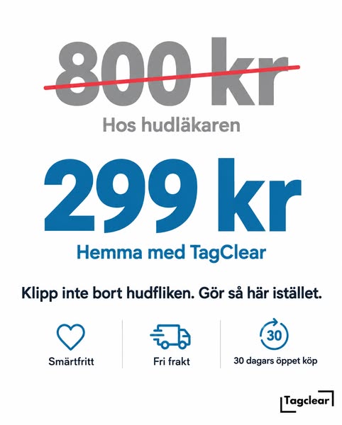 Klipp inte bort den. Gör så här