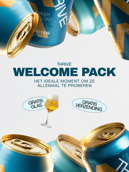 Gratis Thrive glas + verzending