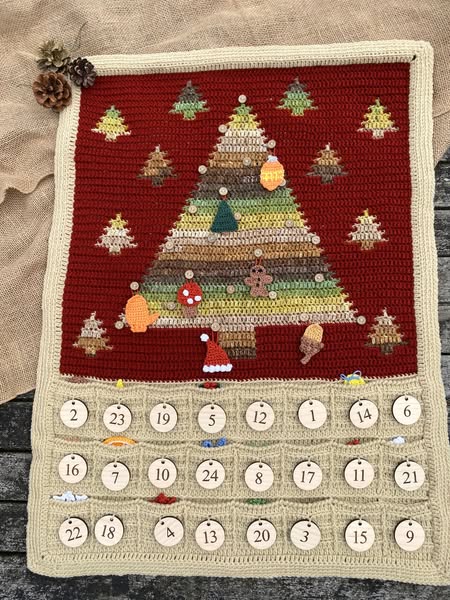 Woodland Advent Calendar Crochet Pattern
