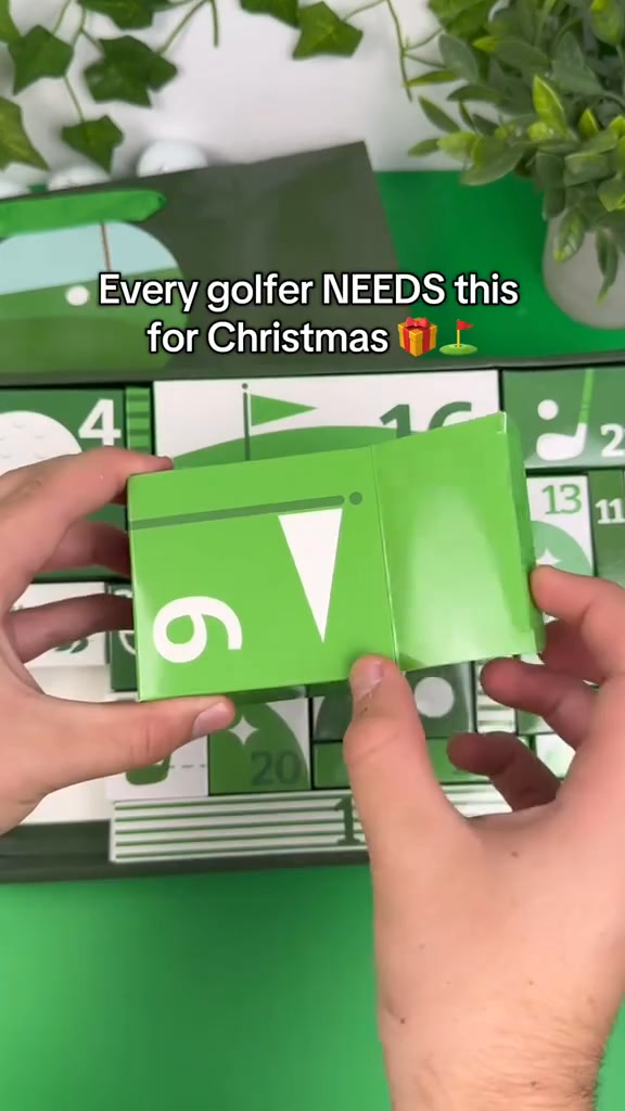 24 days countdown Golf Advent Calendar