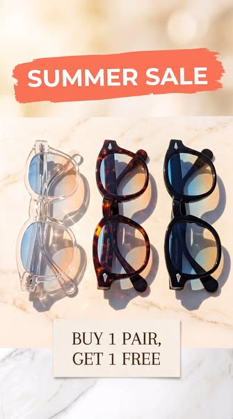 BUY 1 PAIR, GET 1 PAIR FREE