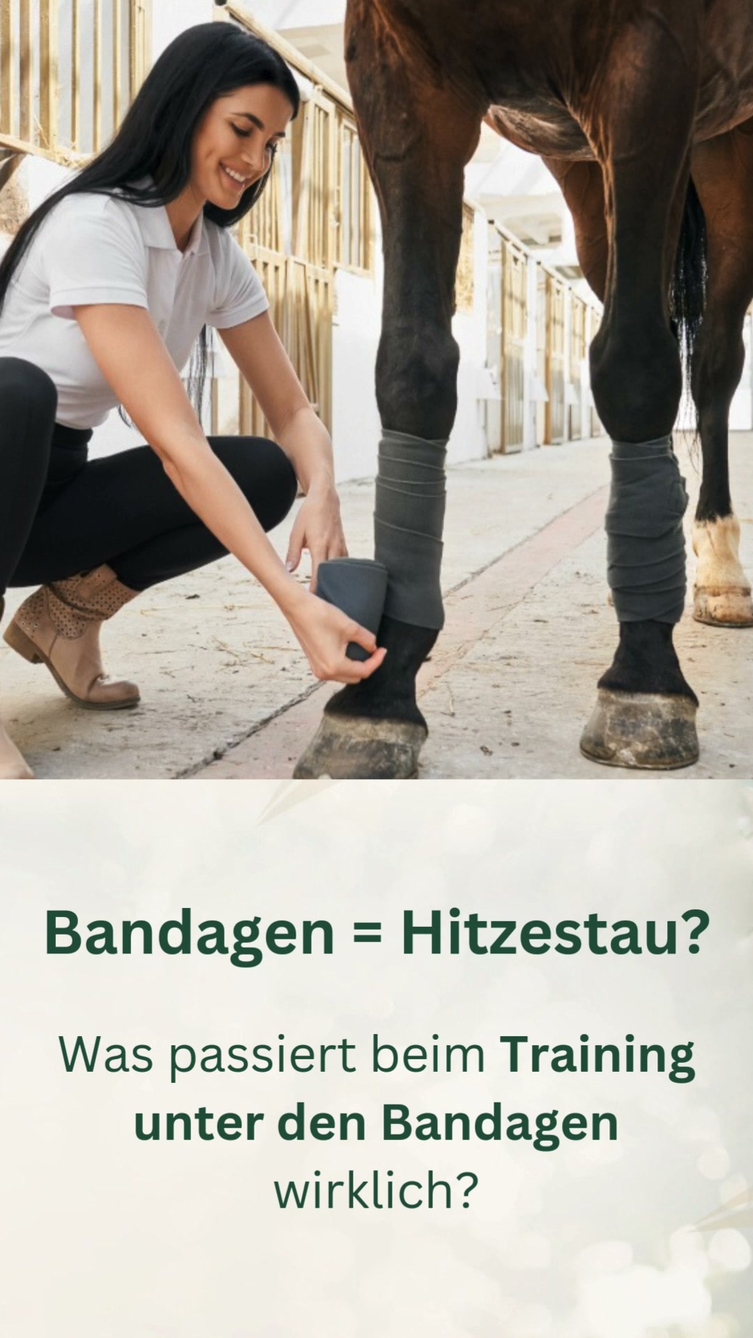 Bandagen = Hitzestau?