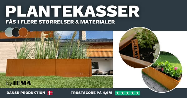 Plantekasser i god kvalitet fra byJEMA