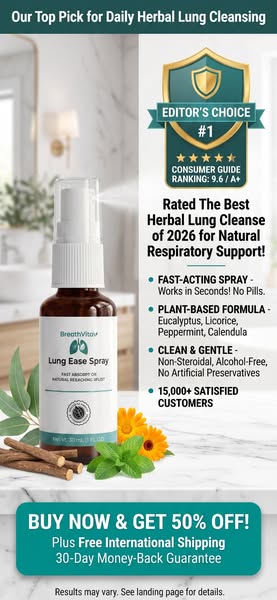 Tired of swallowing handfuls of supplement pills? Breathe easier with BreathVita Lung Ease Spray.